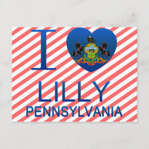 I Love Lilly, PA Briefkaart