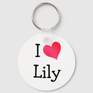 I Love Lily Sleutelhanger