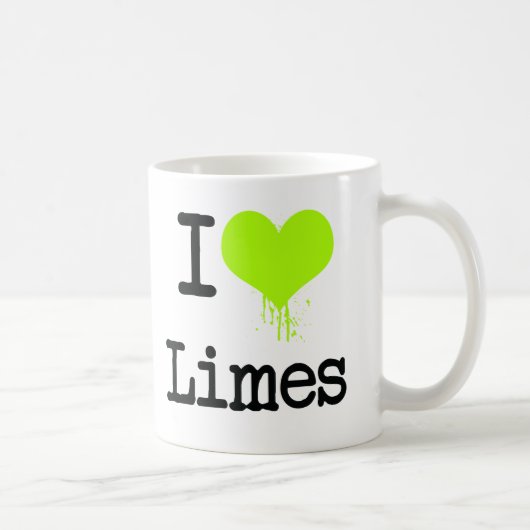 I Love Limes Koffiemok (Rechts)