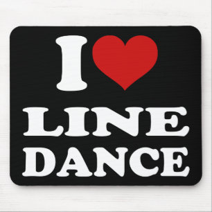 I Love Line Dance Muismat