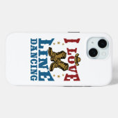I Love Line Dancing Case-Mate iPhone Case (Achterkant (horizontaal))