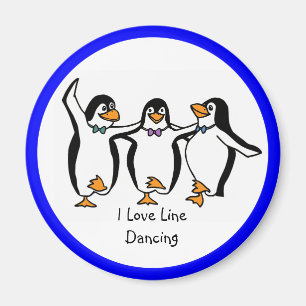 I Love Line Dancing Magneet