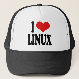 I Love Linux Trucker Pet
