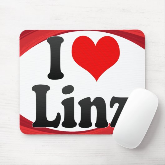 I Love Linz, Oostenrijk Muismat (Met muis)