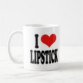 I Love Lipstick Koffiemok (Links)
