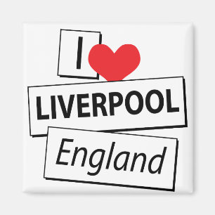 I Love Liverpool England Magneet