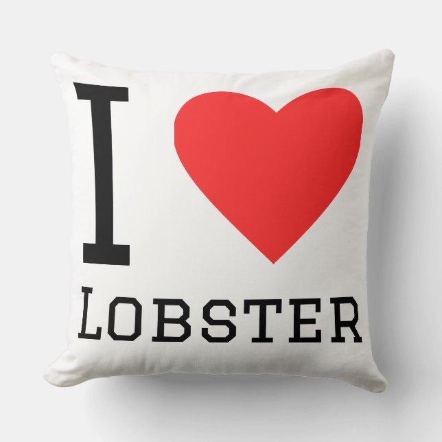 I love lobster kussen (Voorkant)