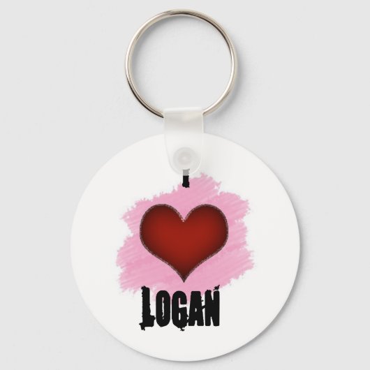 I Love Logan Sleutelhanger (Voorkant)
