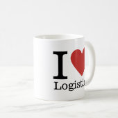I ❤️ Love Logistics - Logistique Dept. MUG (Devant droit)
