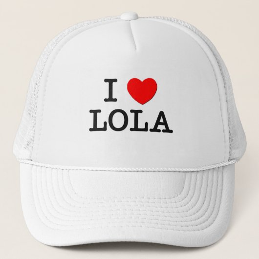 I Love Lola Trucker Pet (Voorkant)