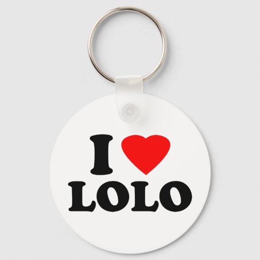 I Love Lolo Sleutelhanger (Voorkant)
