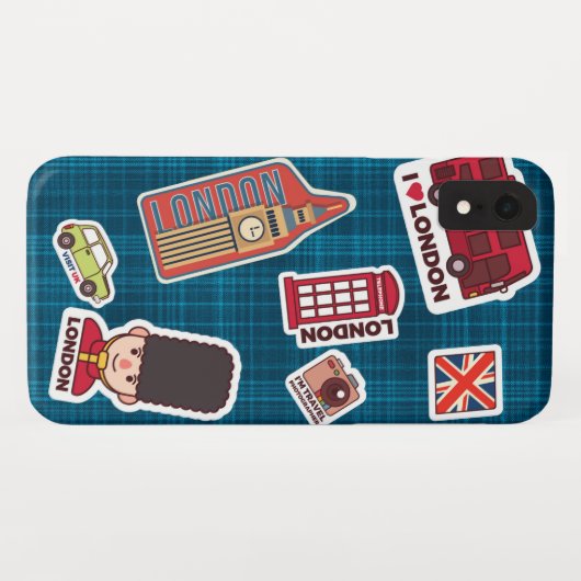 I Love London Case-Mate iPhone Case (Achterkant (horizontaal))