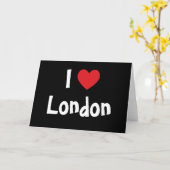 I Love London Kaart (Gele Bloem)