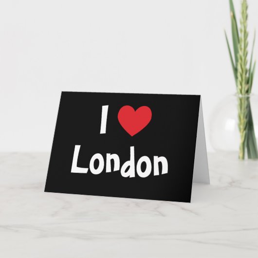 I Love London Kaart (Voorkant)
