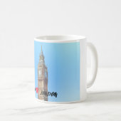 I Love London Mug – Big Ben Illustration Souvenir  (Devant droit)