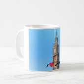 I Love London Mug – Big Ben Illustration Souvenir  (Devant gauche)