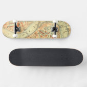 I Love London - Old Map River Thames Skateboard (Horizontaal)