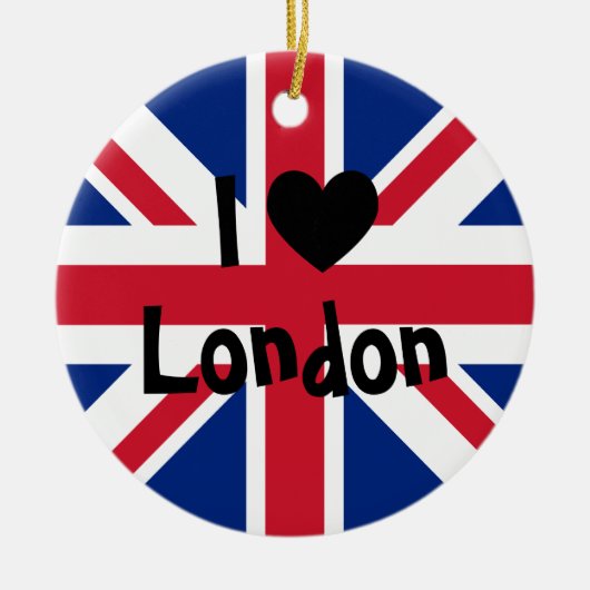 I Love London Ornament (Voorkant)