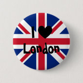 I Love London Ronde Button 5,7 Cm (Voorkant)