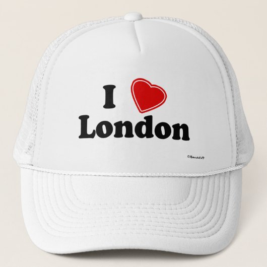 I Love London Trucker Pet (Voorkant)