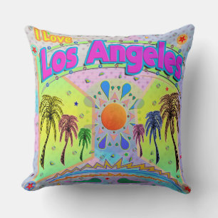 I LOVE Los Angeles Calm Desire Coussin