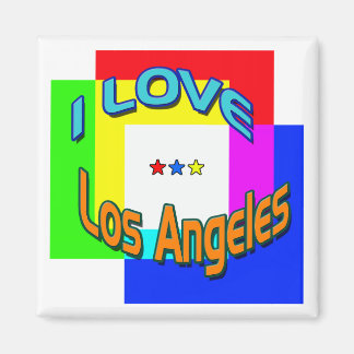 "I LOVE Los Angeles Coloring 1" Magnet