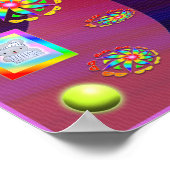 I LOVE Los Angeles Cool Energy Poster (Coin)