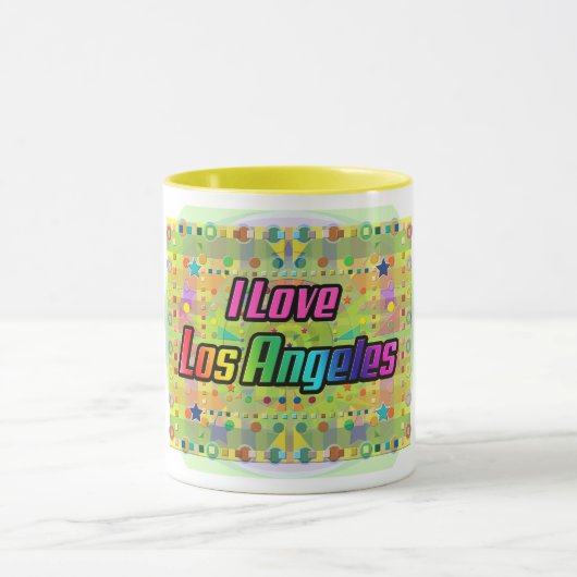 I Love Los Angeles Smile Bright Mug (Centre)