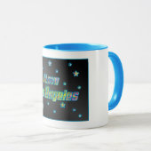 I Love Los Angeles Smile Stars Mug Cup (Devant droit)