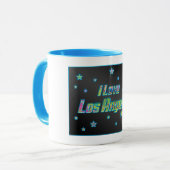 I Love Los Angeles Smile Stars Mug Cup (Devant gauche)