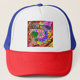 I LOVE Los Angeles Tropical Friends Casquette