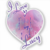 I Love Lucy Fossil Australopithecus Sticker (Devant)