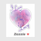 I Love Lucy Fossil Australopithecus Sticker (Feuille)