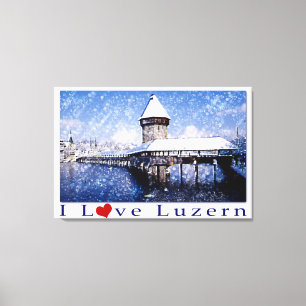 I Love Luzern - Toile Enveloppée