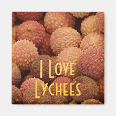 I Love Lychees Magnet (Devant)