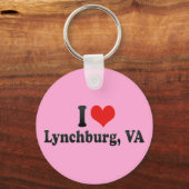 I Love Lynchburg, VA Sleutelhanger (Voorkant)