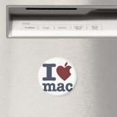 I Love Mac Magneet (Insitu (Vaatwasser))