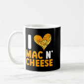 I Love Mac N' Cheese Funny Mac And Cheese  Koffiemok (Links)