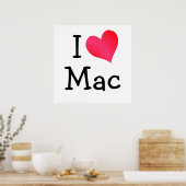 I Love Mac Poster (Keuken)