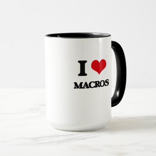 I Love Macros Mok (Voorkant rechts)