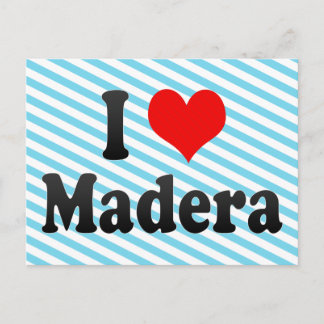 I Love Madera, Verenigde Staten Briefkaart
