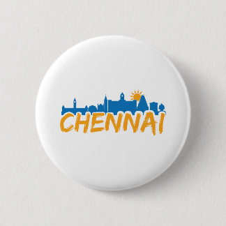 I love Madras Chennai Tamil Language Quote Ronde Button 5,7 Cm