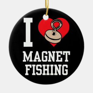 I Love Magnet Vissen Fisherman Magnets Fisher Keramisch Ornament