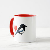 I Love Magpies Mok (Voorkant links)