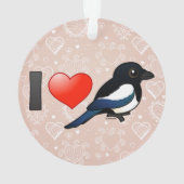 I Love Magpies Ornament (achterkant)