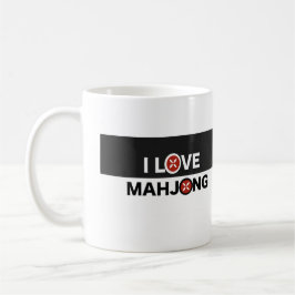 I Love Mahjong O Vervangen door MJ Flower Koffiemok
