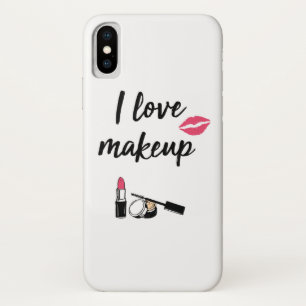 I Love Makeup iPhone X Hoesje