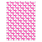 I Love Makeup Lipstick Mascara Cosmetics Hot Pink Tafelkleed (Voorkant)