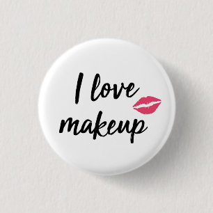 I Love Makeup Ronde Button 3,2 Cm