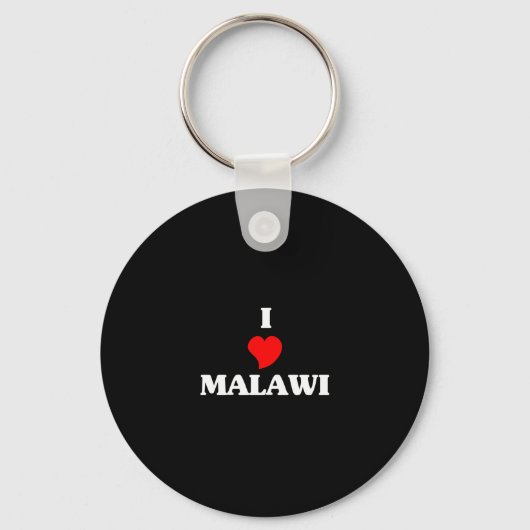 I Love Malawi Sleutelhanger (Voorkant)